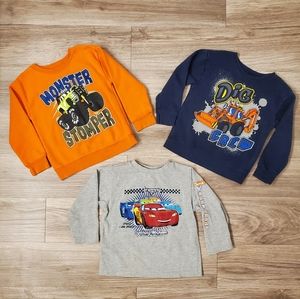Boys 4T long-sleeved shirt bundle